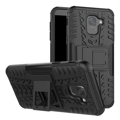 Samsung Galaxy J6      Heavy Duty Case    Black