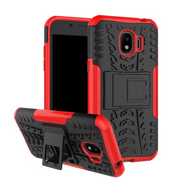 Samsung Galaxy J2 Pro 2018      Heavy Duty Case    Red