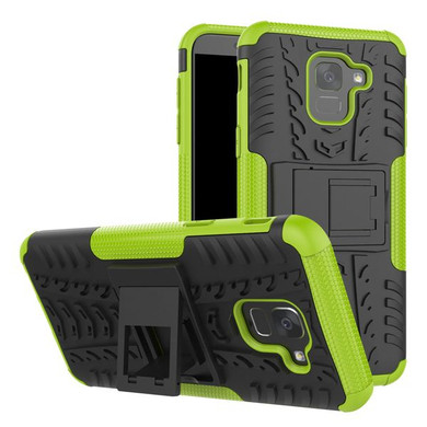 Samsung Galaxy J6      Heavy Duty Case    Green