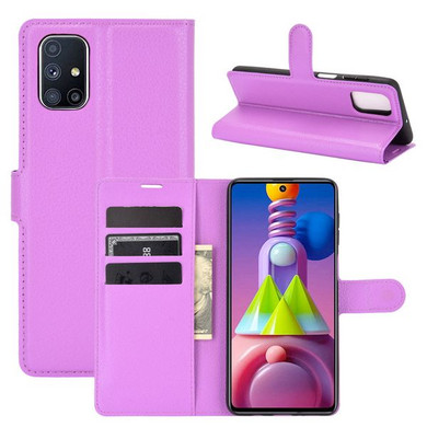 Galaxy M51      Pu Wallet Case    [Purple]
