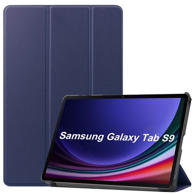 Samsung Galaxy Tab S9 X710    Tri-Fold PU Case    Navy