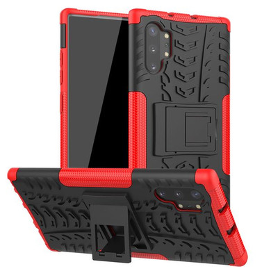 Samsung Galaxy Note 10 Plus      Heavy Duty Case    Red