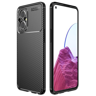 OPPO Reno8 Lite 5G Carbon Fibre Case Black
