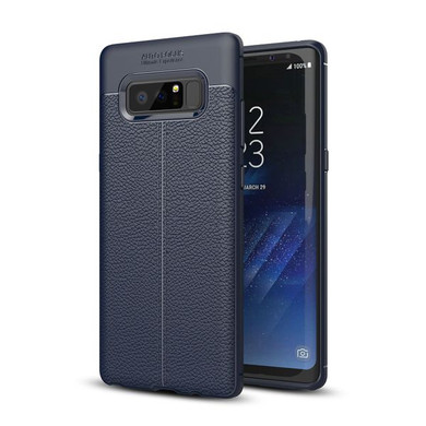 Samsung Galaxy Note 8      Leather Texture Case    Navy