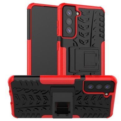 Samsung Galaxy S21 Plus      Heavy Duty Case    Red