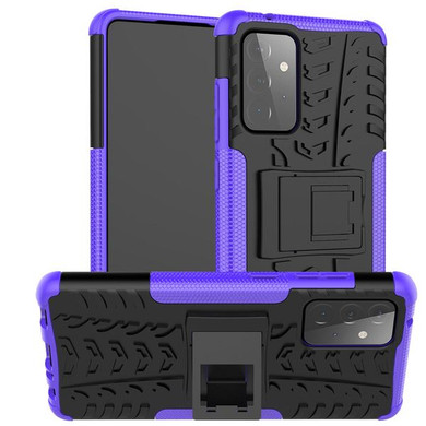 Samsung Galaxy A72      Heavy Duty Case    Purple