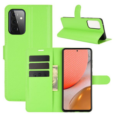 Galaxy A72      Pu Wallet Case    [Green]