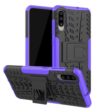 Samsung Galaxy A70      Heavy Duty Case    Purple
