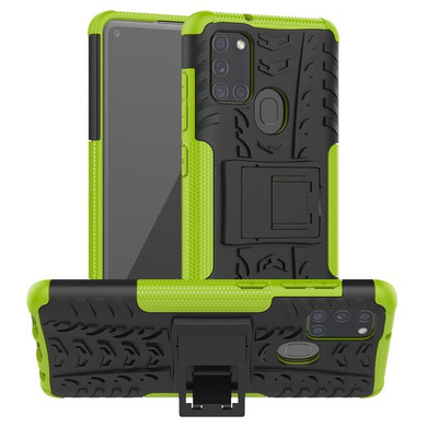 Samsung Galaxy A21s      Heavy Duty Case    Green