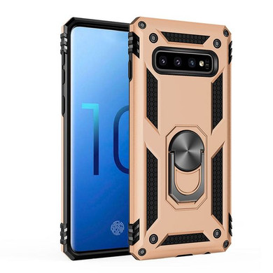 Samsung Galaxy S10      Military Armour Case    Gold
