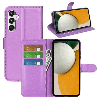 Galaxy A55 5G      Pu Wallet Case    [Purple]