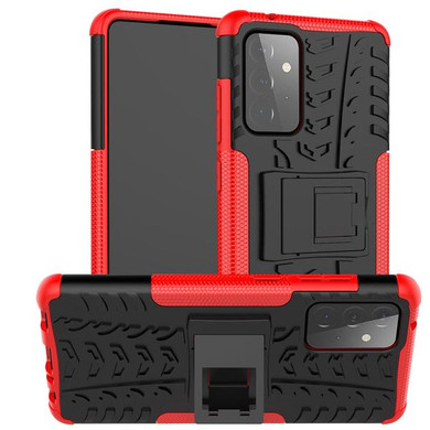 Samsung Galaxy A72      Heavy Duty Case    Red