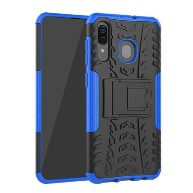 Samsung Galaxy A20/A30      Heavy Duty Case    Blue