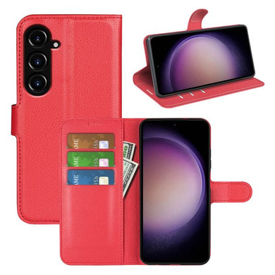 Galaxy S23 Fe      Pu Wallet Case    [Red]