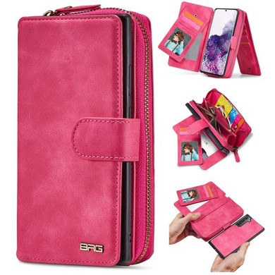 Samsung Galaxy S21 Plus      Deluxe Zipper Case    Rose