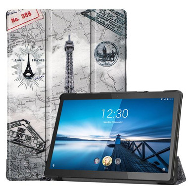 Lenovo Tab M10 FHD Rel TB-X605LC Designer Tri-Fold Case EiffelTower