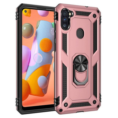 Samsung Galaxy A11      Military Armour Case    RoseGold