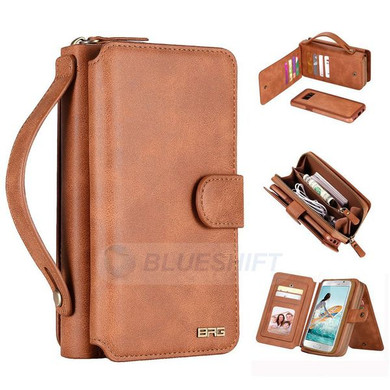 Samsung Galaxy Note 5      Deluxe Zipper Case    Brown