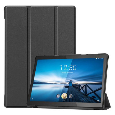 Lenovo Tab M10 FHD Rel TB-X605LC Tri-Fold PU Case Black