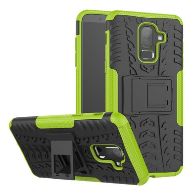 Samsung Galaxy J8 2018      Heavy Duty Case    Green