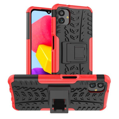Samsung Galaxy A04      Heavy Duty Case    Red