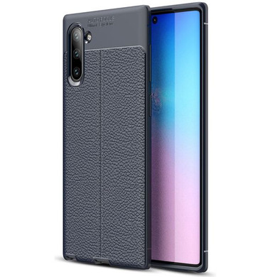 Samsung Galaxy Note 10      Leather Texture Case    Navy