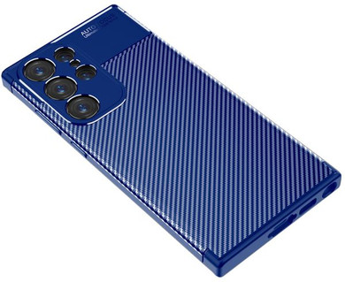 Samsung Galaxy S23 Ultra      Carbon Fibre Case    Navy