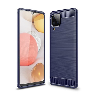 Samsung Galaxy A12      Carbon Fibre Case    Navy