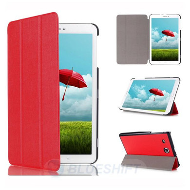 Samsung Galaxy Tab E 9.6 T560    Tri-Fold PU Case    Red