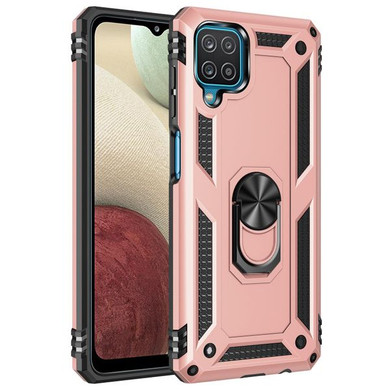 Samsung Galaxy A12      Military Armour Case    RoseGold
