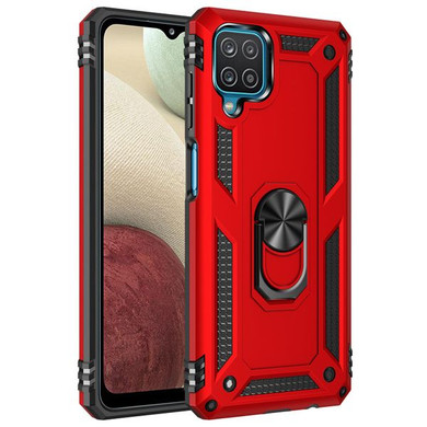 Samsung Galaxy A12      Military Armour Case    Red