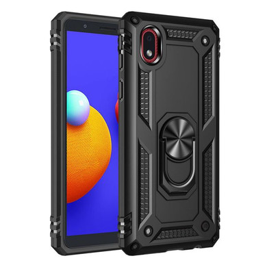 Samsung Galaxy A01 Core      Military Armour Case    Black