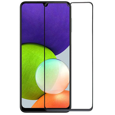 Samsung Galaxy M32 4G         Full Cover Tempered Glass Screen Protector Black