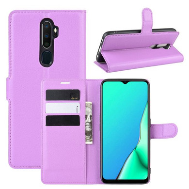 Oppo A5 2020/A9 2020      Pu Wallet Case    [Purple]