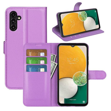 Galaxy A14      Pu Wallet Case    [Purple]