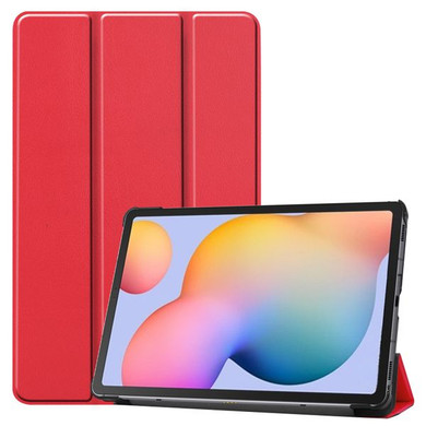 Samsung Galaxy Tab S6 Lite (2024) P620    Tri-Fold PU Case    Red