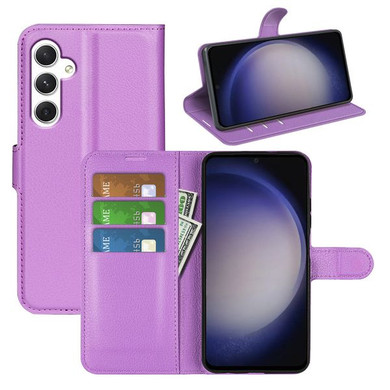 Galaxy S24      Pu Wallet Case    [Purple]