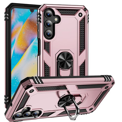 Samsung Galaxy A15      Military Armour Ring Case    RoseGold