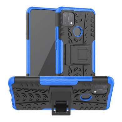 OPPO A15 Heavy Duty Case Blue