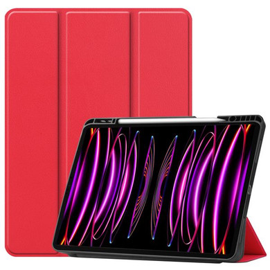 Apple iPad Pro 12.9" (6th Gen 2022)    Pen Holder Case    Red