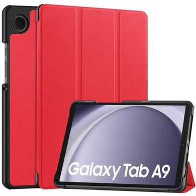 Samsung Galaxy Tab A9 X115    Tri-Fold PU Case    Red