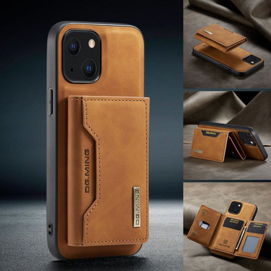 Apple iPhone 14 Plus Magnetic Wallet Brown