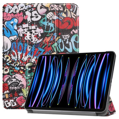 Apple iPad Pro 11" (4th Gen 2022)    Designer Tri-Fold Case      Graffiti