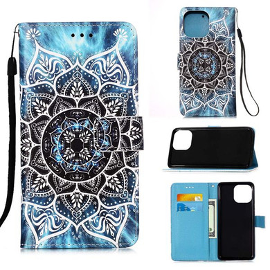 Apple iPhone 13 Designer PU Case Mandala