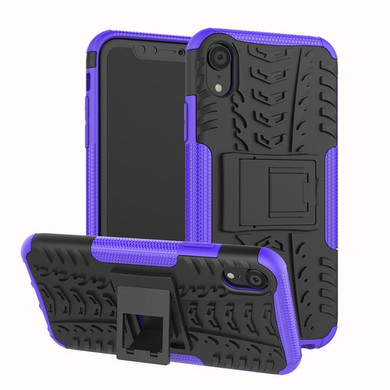 Apple iPhone XR Heavy Duty Case Purple