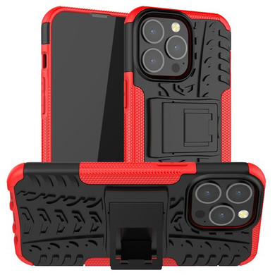 Apple iPhone 13 Pro Heavy Duty Case Red