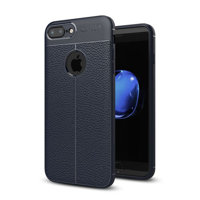 Apple iPhone 7Plus/8Plus Leather Texture Case Navy