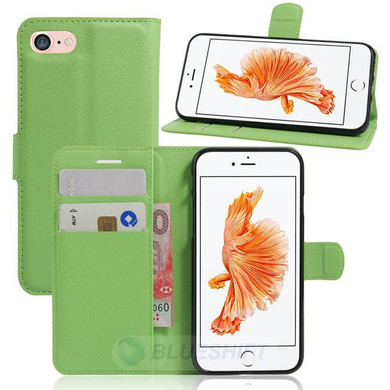 Iphone 7/8/Se(2Nd Gen)      Pu Wallet Case    [Green]
