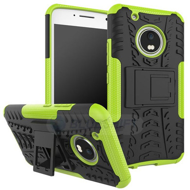 Moto G5 Plus Heavy Duty Case Green