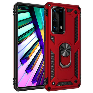 Huawei P40 Pro      Military Armour Case    Red
